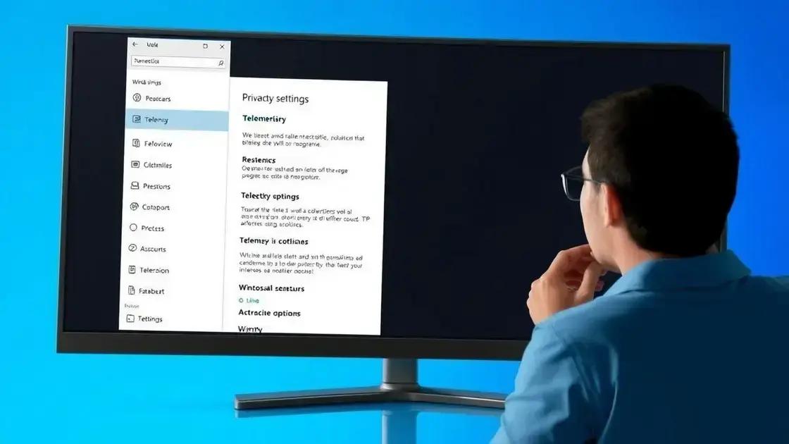 Navigating telemetry and privacy concerns